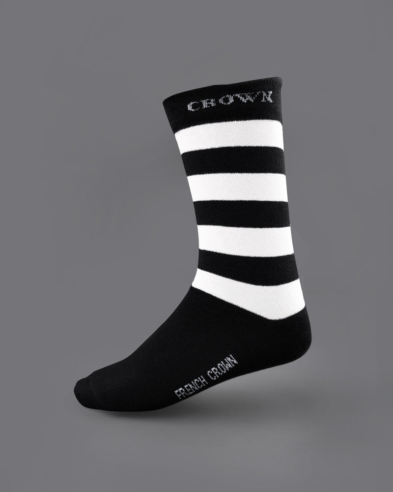 Black and White Socks SO027