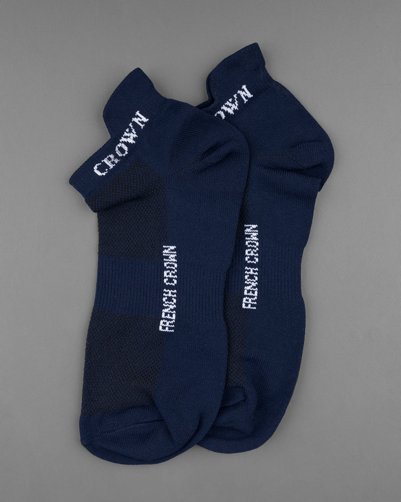 Dark Blue Ankle Length Socks  SO031