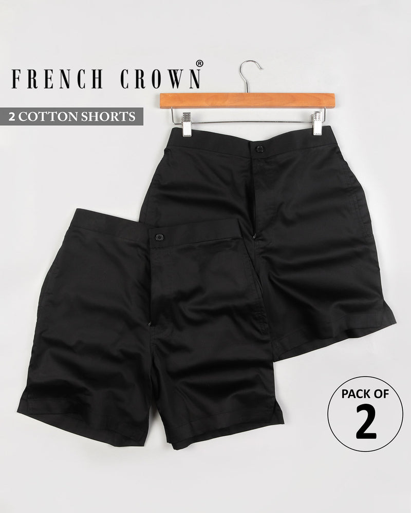 Two Jade Black Super soft Premium Cotton Shorts SR06-28, SR06-30, SR06-32, SR06-34, SR06-42, SR06-44, SR06-36, SR06-38, SR06-40