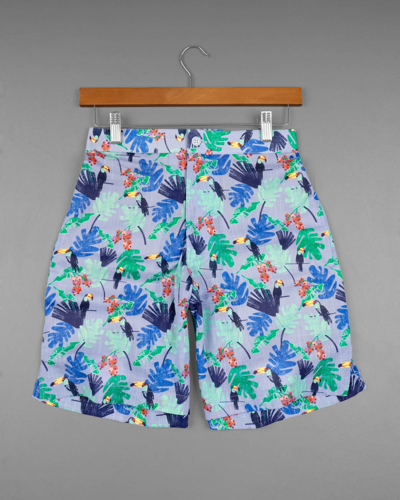 Blue Bell Tropical Print Premium Cotton Shorts SR126-28, SR126-30, SR126-32, SR126-34, SR126-36, SR126-38, SR126-40, SR126-42, SR126-44