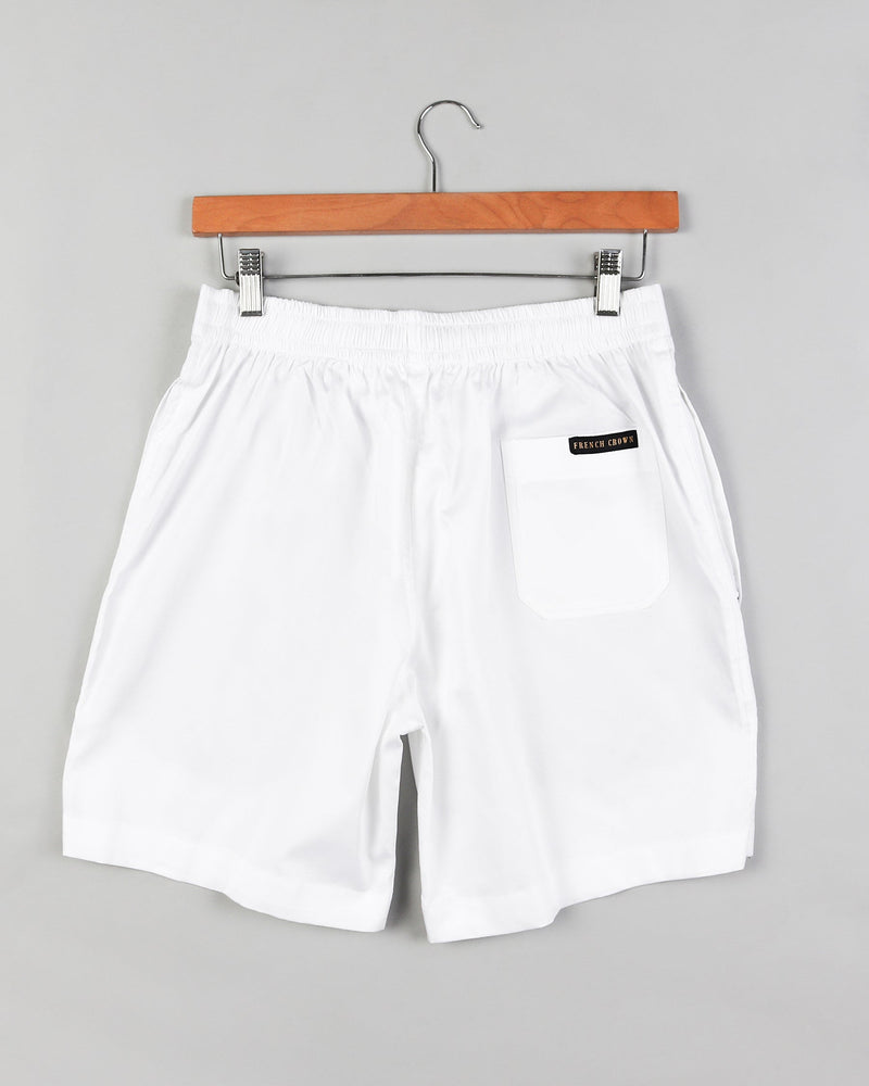 Bright White and Jade Black Premium Cotton Shorts SR004-28, SR004-30, SR004-32, SR004-40, SR004-34, SR004-36, SR004-38, SR004-42, SR004-44