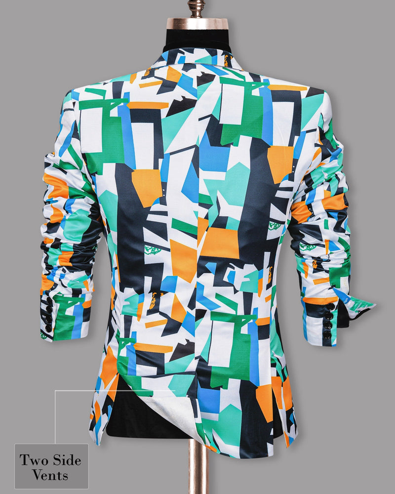 Multicolor Crystal art Print Super Soft Premium Designer Suit