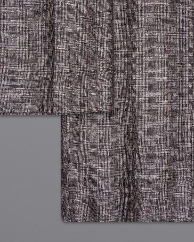 Don Juan Brown Plaid Wool Rich Suit ST1394-SB-36, ST1394-SB-38, ST1394-SB-40, ST1394-SB-42, ST1394-SB-44, ST1394-SB-46, ST1394-SB-48, ST1394-SB-50, ST1394-SB-52, ST1394-SB-54, ST1394-SB-56, ST1394-SB-58, ST1394-SB-60