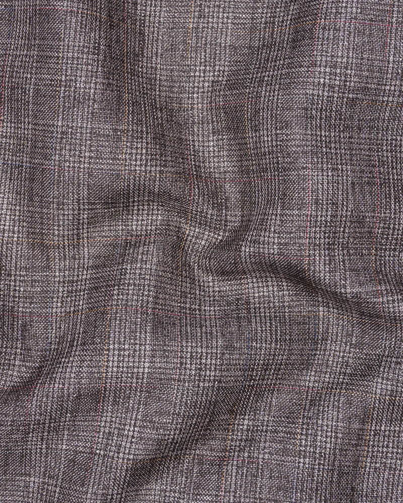 Don Juan Brown Plaid Wool Rich Suit ST1394-SB-36, ST1394-SB-38, ST1394-SB-40, ST1394-SB-42, ST1394-SB-44, ST1394-SB-46, ST1394-SB-48, ST1394-SB-50, ST1394-SB-52, ST1394-SB-54, ST1394-SB-56, ST1394-SB-58, ST1394-SB-60