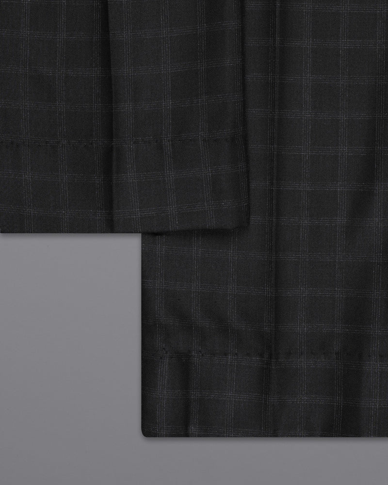 Bunker Black Windowpane Wool Rich Sports Suit ST1396-SBP-D9-36, ST1396-SBP-D9-38, ST1396-SBP-D9-40, ST1396-SBP-D9-42, ST1396-SBP-D9-44, ST1396-SBP-D9-46, ST1396-SBP-D9-48, ST1396-SBP-D9-50, ST1396-SBP-D9-52, ST1396-SBP-D9-54, ST1396-SBP-D9-56, ST1396-SBP-D9-58, ST1396-SBP-D9-60