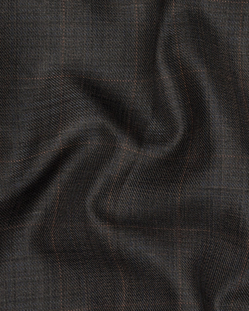 Masala Brown Plaid Designer Wool Rich Double Breasted Suit ST1407-DB-D23-36, ST1407-DB-D23-38, ST1407-DB-D23-40, ST1407-DB-D23-42, ST1407-DB-D23-44, ST1407-DB-D23-46, ST1407-DB-D23-48, ST1407-DB-D23-50, ST1407-DB-D23-52, ST1407-DB-D23-54, ST1407-DB-D23-56, ST1407-DB-D23-58, ST1407-DB-D23-60