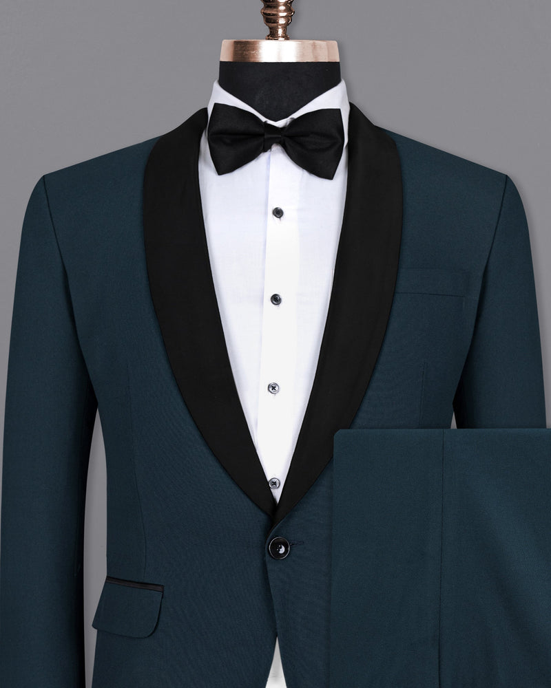 Biscay Blue Wool Rich Tuxedo Suit ST1411-BKL-36, ST1411-BKL-38, ST1411-BKL-40, ST1411-BKL-42, ST1411-BKL-44, ST1411-BKL-46, ST1411-BKL-48, ST1411-BKL-50, ST1411-BKL-52, ST1411-BKL-54, ST1411-BKL-56, ST1411-BKL-58, ST1411-BKL-60