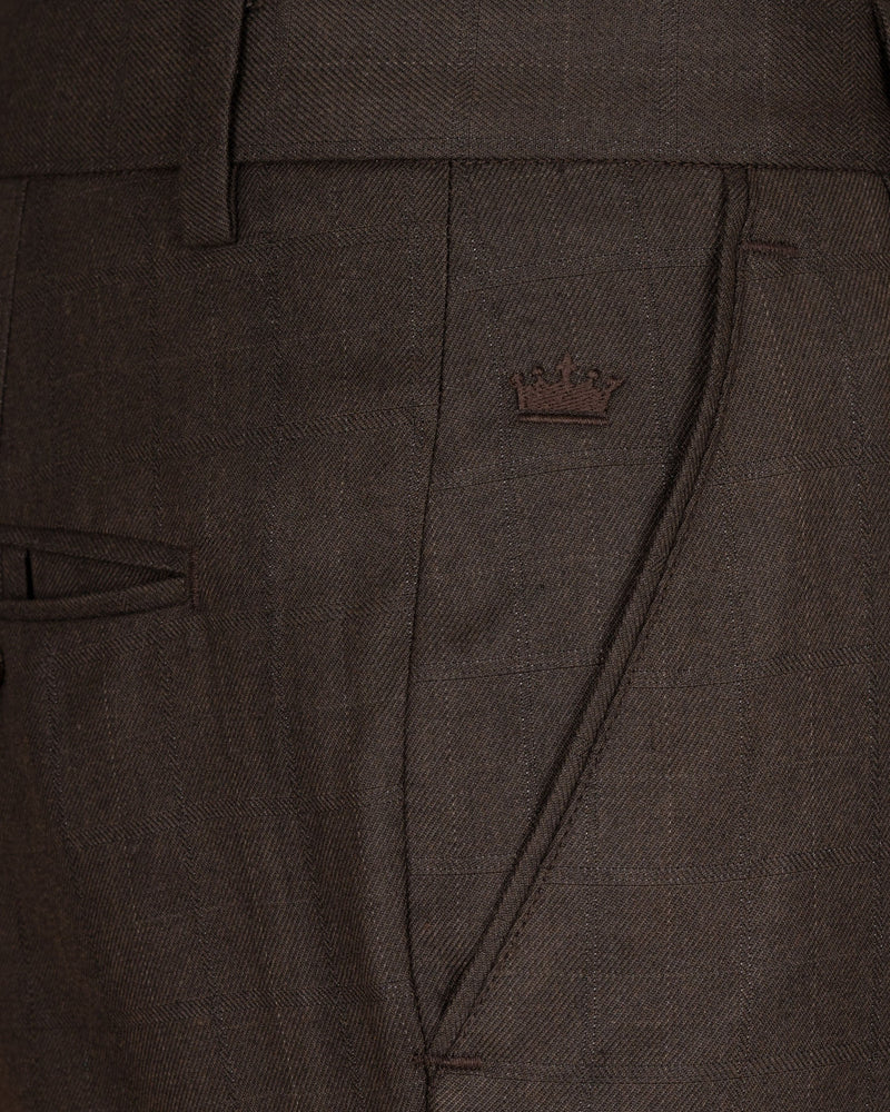 Rebel Brown subtle windowpane Woolrich Designer Suit ST1578-SBP-D7-36, ST1578-SBP-D7-38, ST1578-SBP-D7-40, ST1578-SBP-D7-42, ST1578-SBP-D7-44, ST1578-SBP-D7-46, ST1578-SBP-D7-48, ST1578-SBP-D7-50, ST1578-SBP-D7-52, ST1578-SBP-D7-54, ST1578-SBP-D7-56, ST1578-SBP-D7-58, ST1578-SBP-D7-60