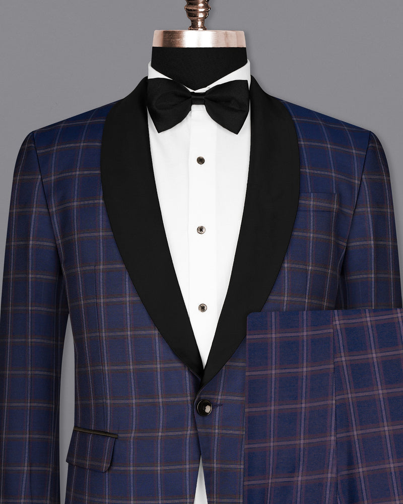 Rhino Blue Windowpane Woolrich Tuxedo Suit ST1599-BKL-36, ST1599-BKL-38, ST1599-BKL-40, ST1599-BKL-42, ST1599-BKL-44, ST1599-BKL-46, ST1599-BKL-48, ST1599-BKL-50, ST1599-BKL-52, ST1599-BKL-54, ST1599-BKL-56, ST1599-BKL-58, ST1599-BKL-60