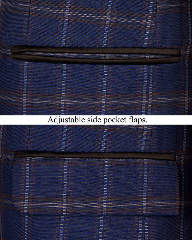 Rhino Blue Windowpane Woolrich Tuxedo Suit ST1599-BKL-36, ST1599-BKL-38, ST1599-BKL-40, ST1599-BKL-42, ST1599-BKL-44, ST1599-BKL-46, ST1599-BKL-48, ST1599-BKL-50, ST1599-BKL-52, ST1599-BKL-54, ST1599-BKL-56, ST1599-BKL-58, ST1599-BKL-60