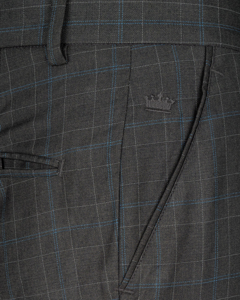 Cape Cod Gray Super fine Checkered Double Breasted Wool Rich Suit ST1603-DB-2B-36, ST1603-DB-2B-38, ST1603-DB-2B-40, ST1603-DB-2B-42, ST1603-DB-2B-44, ST1603-DB-2B-46, ST1603-DB-2B-48, ST1603-DB-2B-50, ST1603-DB-2B-52, ST1603-DB-2B-54, ST1603-DB-2B-56, ST1603-DB-2B-58, ST1603-DB-2B-60