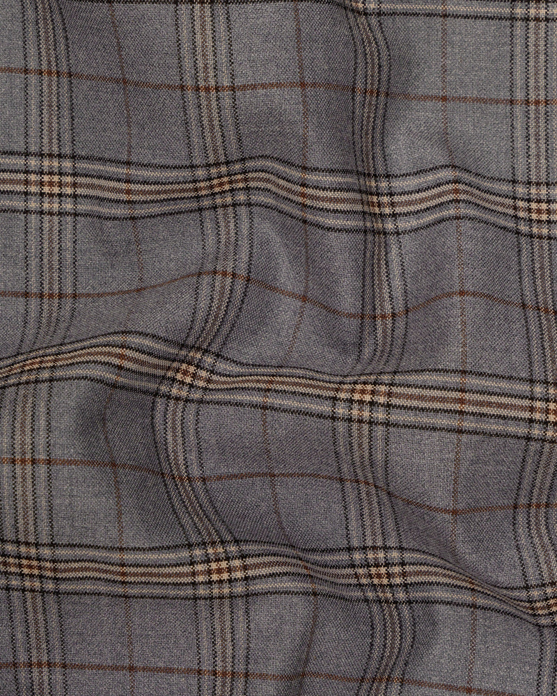 Chicago Gray Super fine Plaid Double Breasted Wool Rich Suit ST1604-DB-4B-36, ST1604-DB-4B-38, ST1604-DB-4B-40, ST1604-DB-4B-42, ST1604-DB-4B-44, ST1604-DB-4B-46, ST1604-DB-4B-48, ST1604-DB-4B-50, ST1604-DB-4B-52, ST1604-DB-4B-54, ST1604-DB-4B-56, ST1604-DB-4B-58, ST1604-DB-4B-60