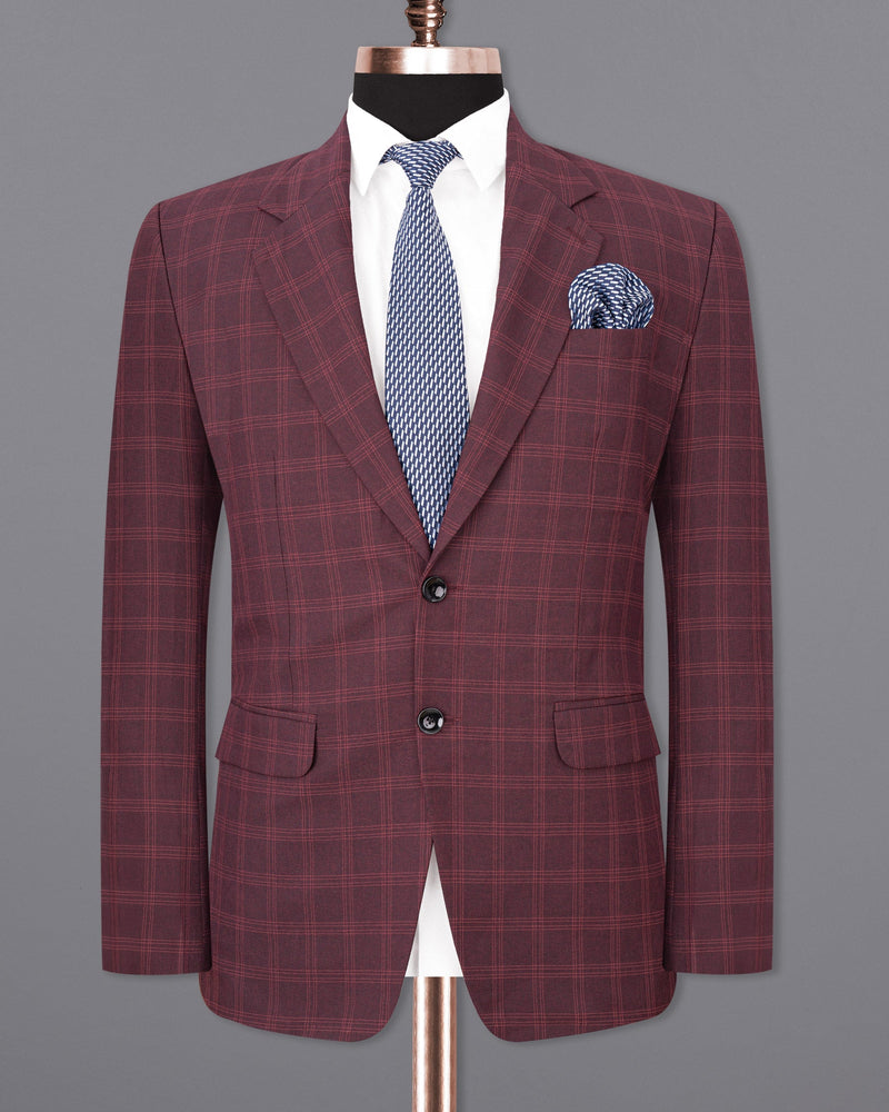 Dark Byzantium Plaid Suit ST1714-SB-36, ST1714-SB-38, ST1714-SB-40, ST1714-SB-42, ST1714-SB-44, ST1714-SB-46, ST1714-SB-48, ST1714-SB-50, ST1714-SB-52, ST1714-SB-54, ST1714-SB-56, ST1714-SB-58, ST1714-SB-60