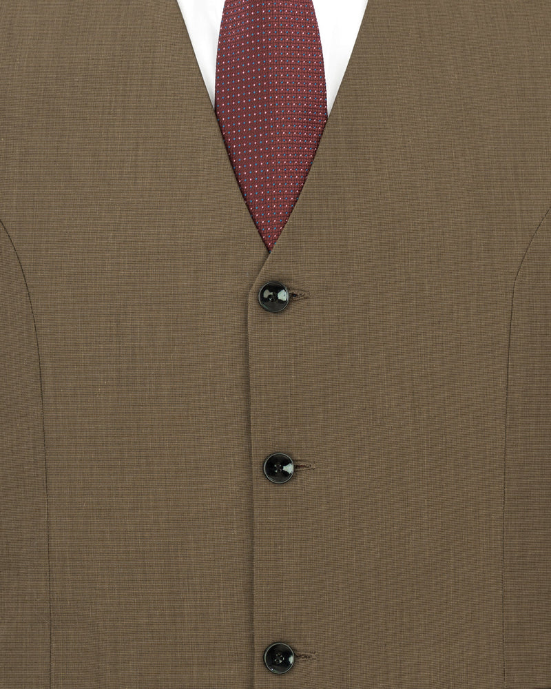 Hemlock Brown Double Breasted Premium Cotton Suit ST1728-DB-36, ST1728-DB-38, ST1728-DB-40, ST1728-DB-42, ST1728-DB-44, ST1728-DB-46, ST1728-DB-48, ST1728-DB-50, ST1728-DB-52, ST1728-DB-54, ST1728-DB-56, ST1728-DB-58, ST1728-DB-60