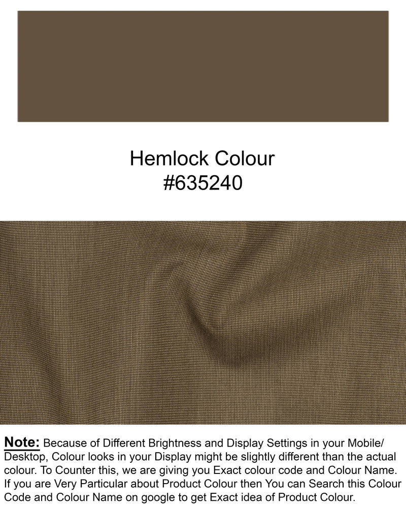 Hemlock Brown Double Breasted Premium Cotton Suit ST1728-DB-36, ST1728-DB-38, ST1728-DB-40, ST1728-DB-42, ST1728-DB-44, ST1728-DB-46, ST1728-DB-48, ST1728-DB-50, ST1728-DB-52, ST1728-DB-54, ST1728-DB-56, ST1728-DB-58, ST1728-DB-60