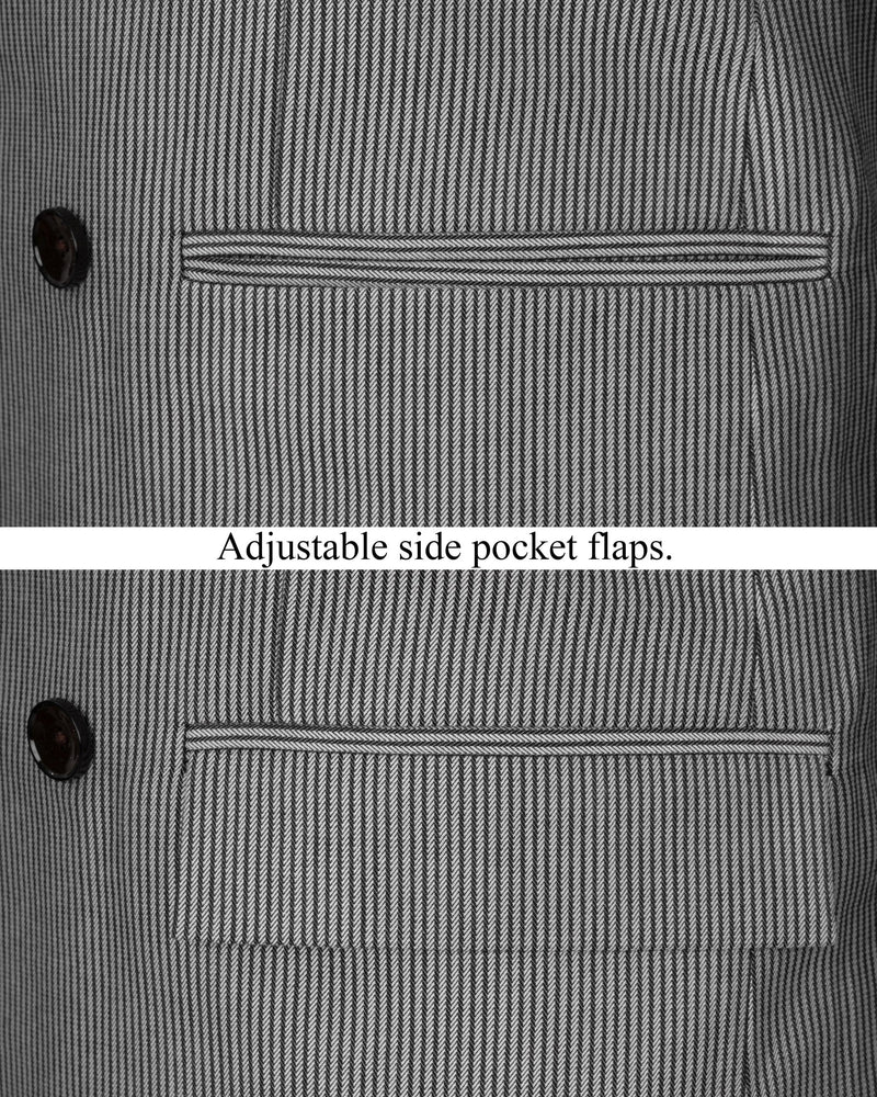 Gainsboro Gray Striped Double Breasted Suit ST1734-DB-36, ST1734-DB-38, ST1734-DB-40, ST1734-DB-42, ST1734-DB-44, ST1734-DB-46, ST1734-DB-48, ST1734-DB-50, ST1734-DB-52, ST1734-DB-54, ST1734-DB-56, ST1734-DB-58, ST1734-DB-60