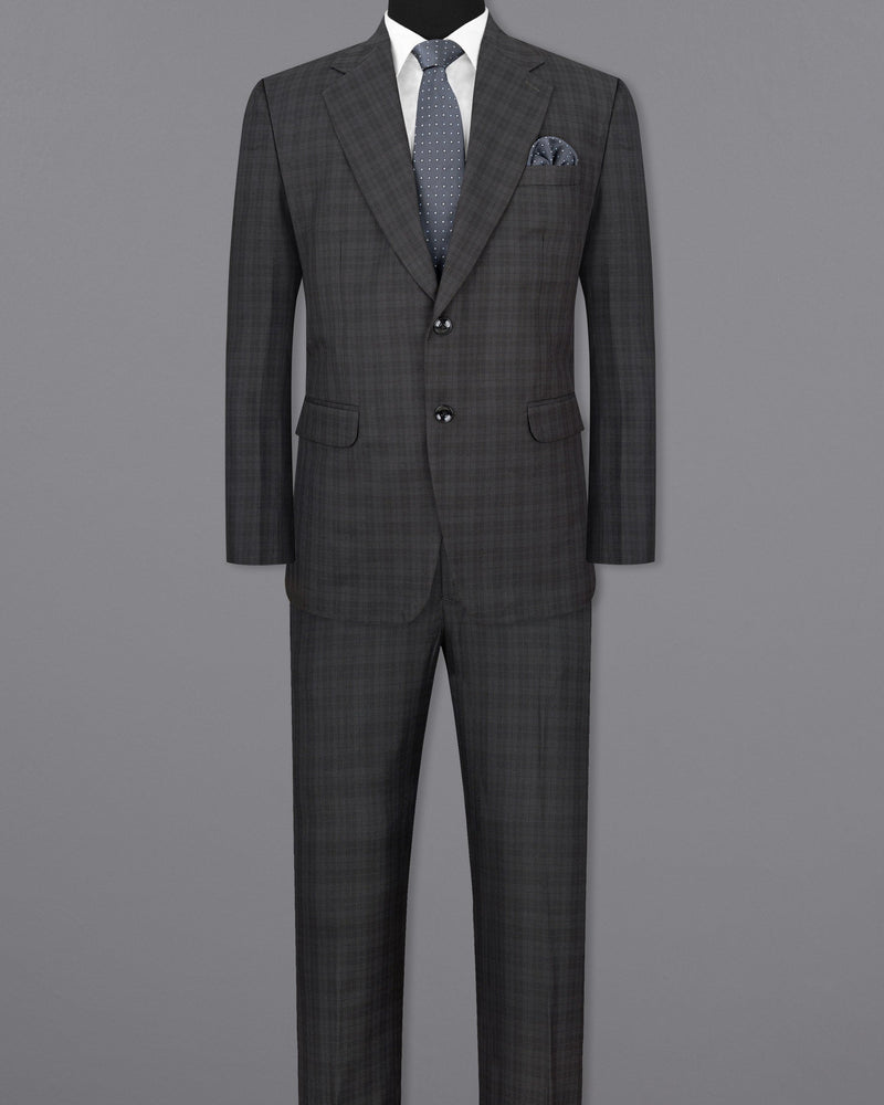 Mine Shaft Gray Plaid Suit ST1758-SB-36, ST1758-SB-38, ST1758-SB-40, ST1758-SB-42, ST1758-SB-44, ST1758-SB-46, ST1758-SB-48, ST1758-SB-50, ST1758-SB-52, ST1758-SB-54, ST1758-SB-56, ST1758-SB-58, ST1758-SB-60