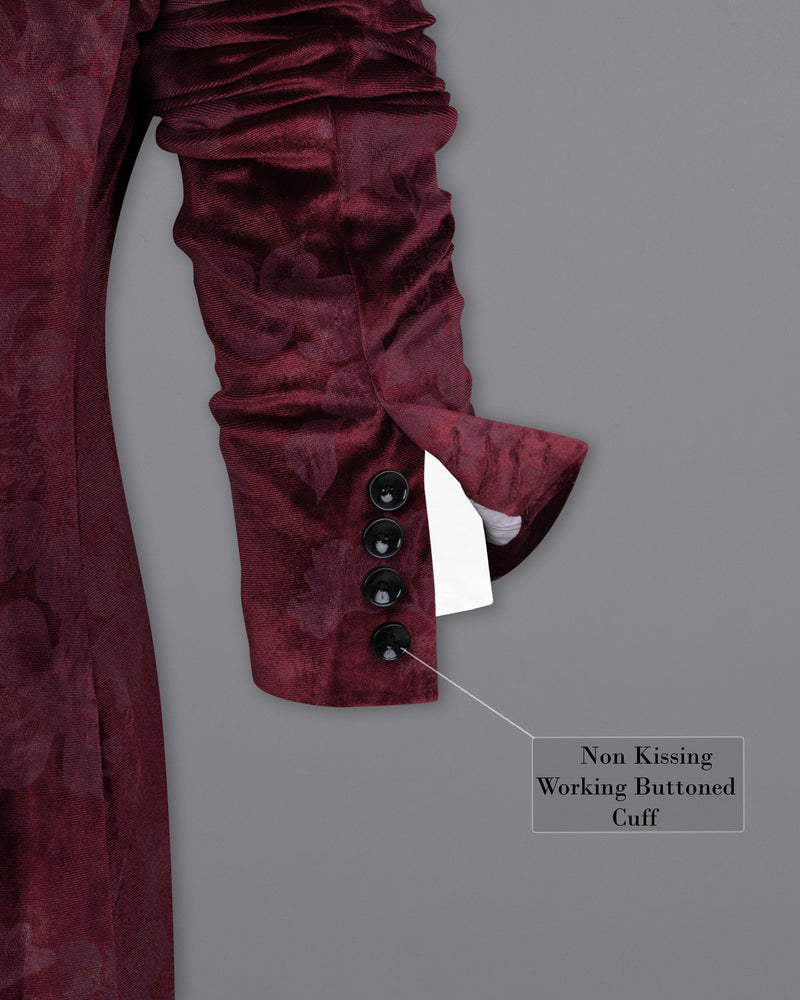 Velvet Dark Sienna Hibiscus flora Textured Designer Tuxedo Suit ST1768-BKL-36, ST1768-BKL-38, ST1768-BKL-40, ST1768-BKL-42, ST1768-BKL-44, ST1768-BKL-46, ST1768-BKL-48, ST1768-BKL-50, ST1768-BKL-52, ST1768-BKL-54, ST1768-BKL-56, ST1768-BKL-58, ST1768-BKL-60