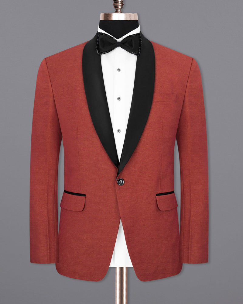 Pale Carmine Tuxedo Suit