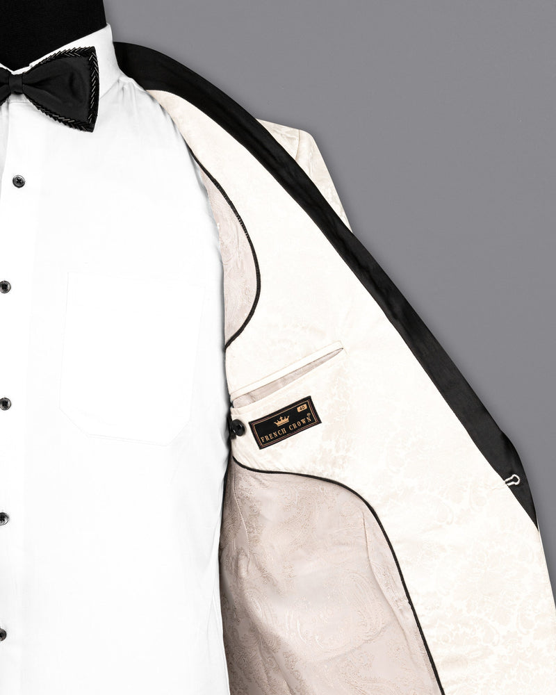 Alabaster Tuxedo Designer Suit