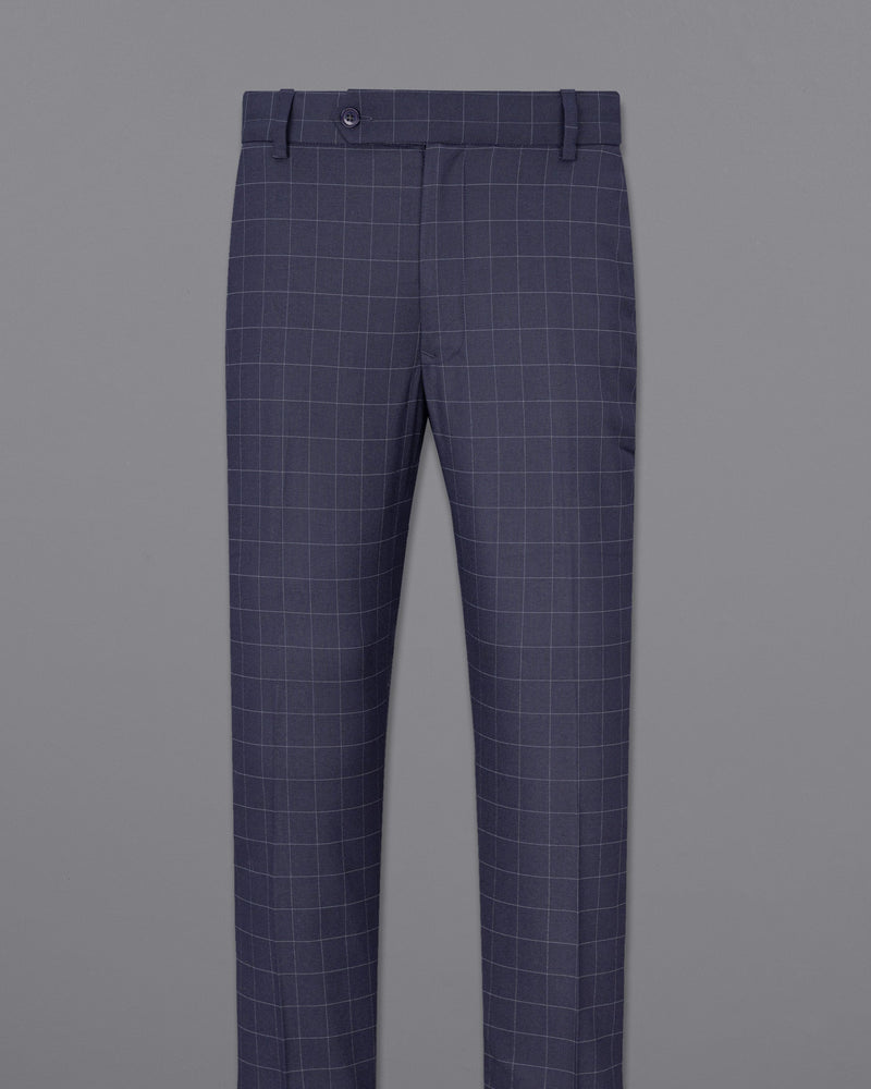 Gun Powder Blue windowpane Single Breasted Suit ST1835-SB-36, ST1835-SB-38, ST1835-SB-40, ST1835-SB-42, ST1835-SB-44, ST1835-SB-46, ST1835-SB-48, ST1835-SB-50, ST1835-SB-52, ST1835-SB-54, ST1835-SB-56, ST1835-SB-58, ST1835-SB-60