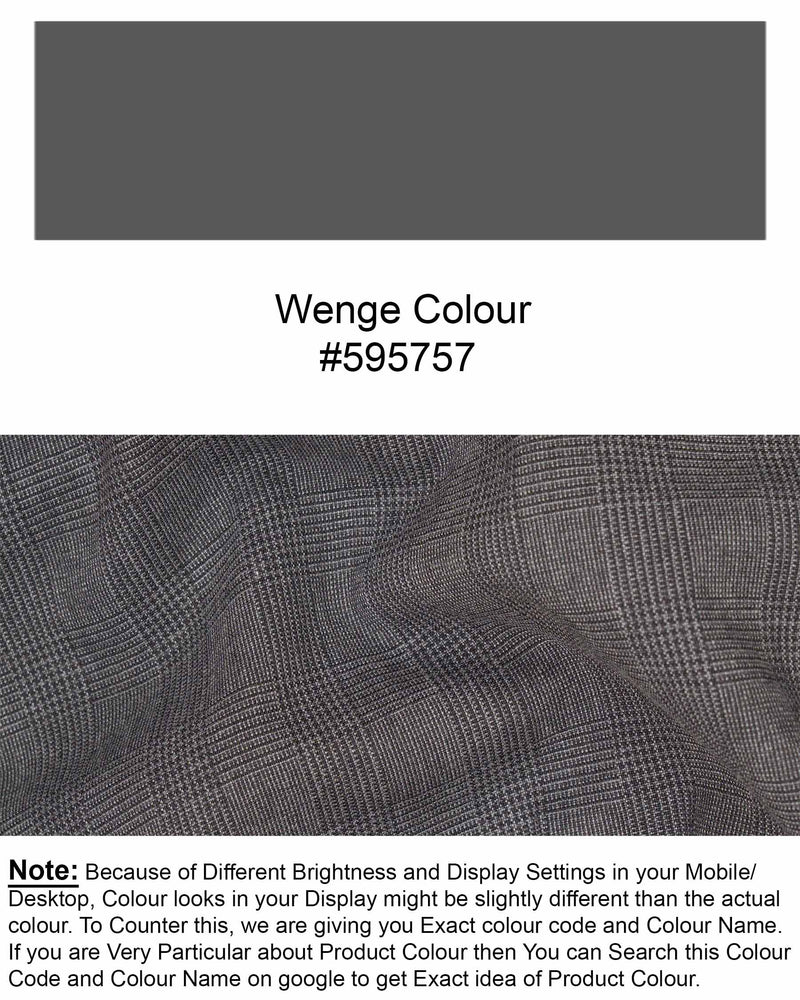 Wenge Gray Subtle Plaid Double Breasted Suit ST1844-DB-36, ST1844-DB-38, ST1844-DB-40, ST1844-DB-42, ST1844-DB-44, ST1844-DB-46, ST1844-DB-48, ST1844-DB-50, ST1844-DB-52, ST1844-DB-54, ST1844-DB-56, ST1844-DB-58, ST1844-DB-60