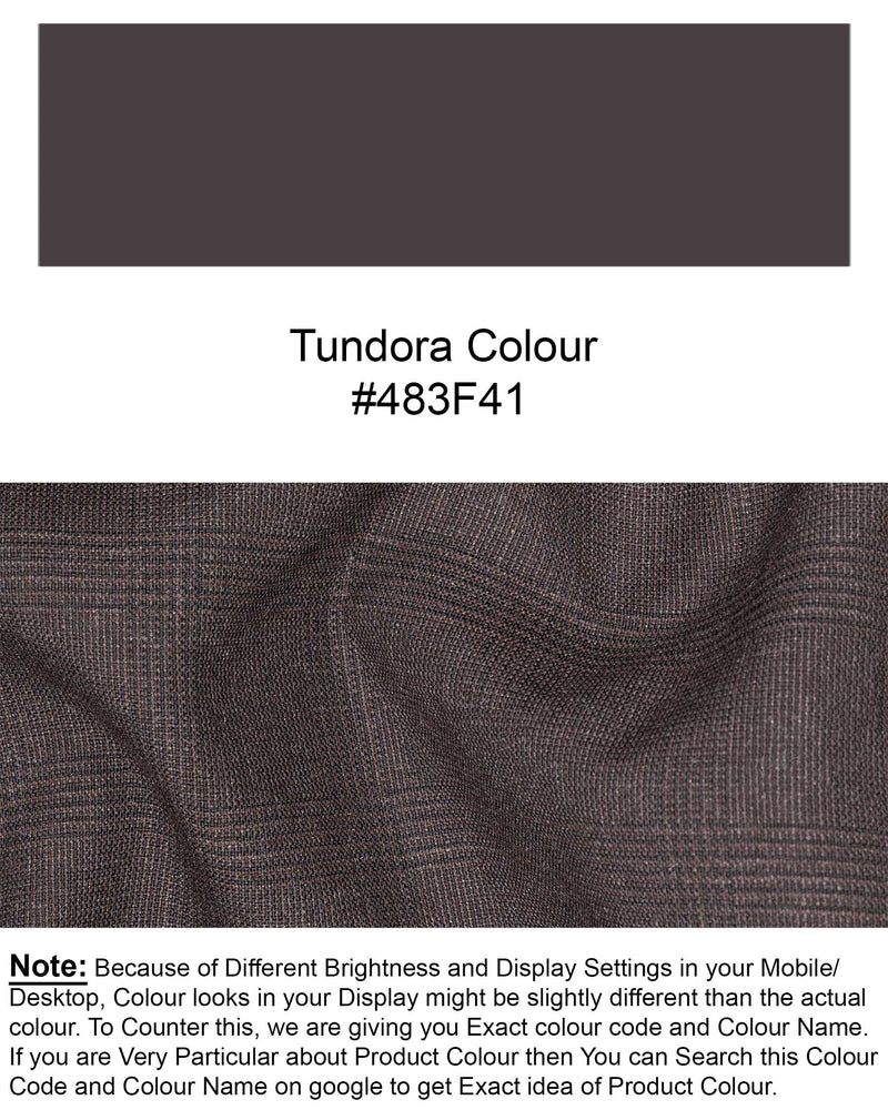 Tundora Brown Plaid Double Breasted suit  ST1852-DB-36, ST1852-DB-38, ST1852-DB-40, ST1852-DB-42, ST1852-DB-44, ST1852-DB-46, ST1852-DB-48, ST1852-DB-50, ST1852-DB-52, ST1852-DB-54, ST1852-DB-56, ST1852-DB-58, ST1852-DB-60