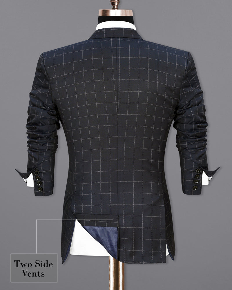 Thunder Blue Windowpane Suit