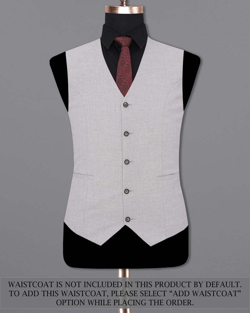 Pearl Slate Gray Double Breasted Suit