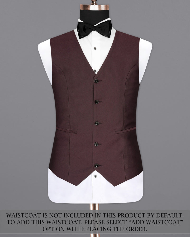 Bistre Wine Tuxedo Suit