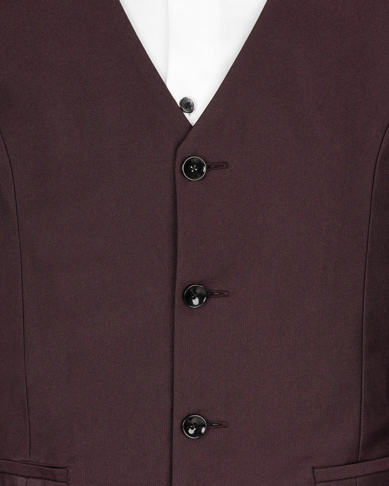 Bistre Wine Tuxedo Suit