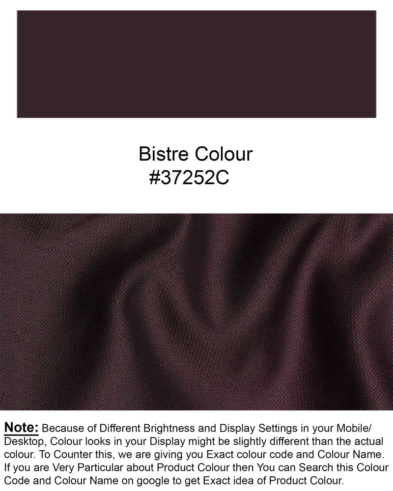 Bistre Wine Tuxedo Suit