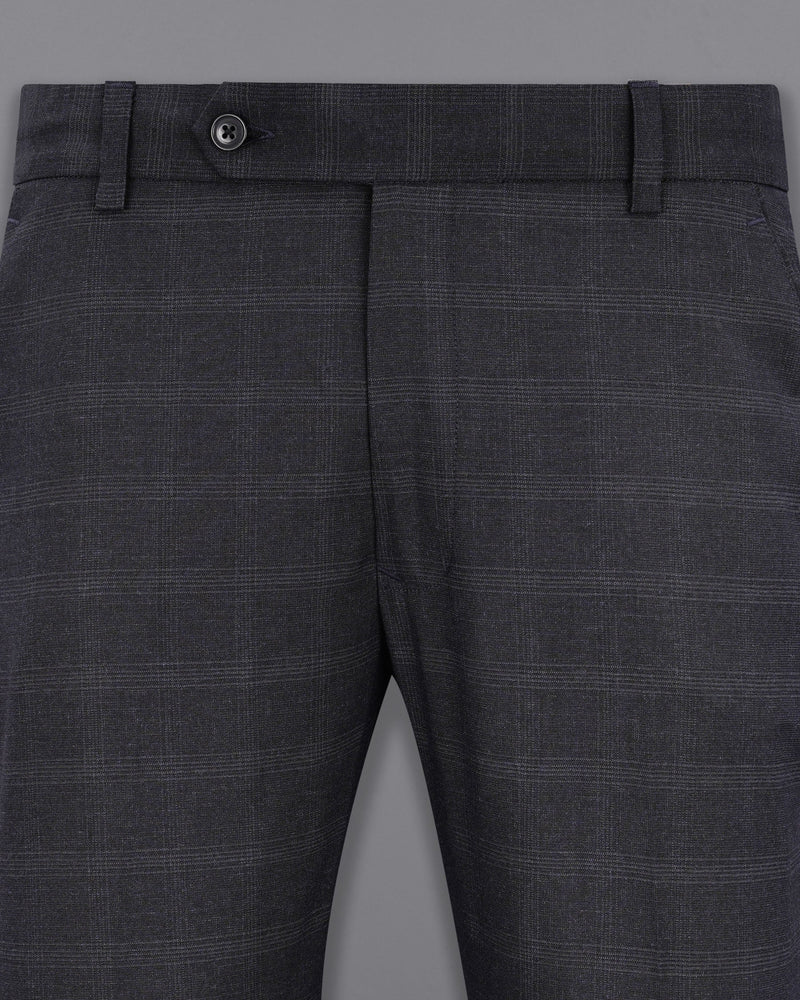 Tuatara Gray Plaid Double Breasted Suit