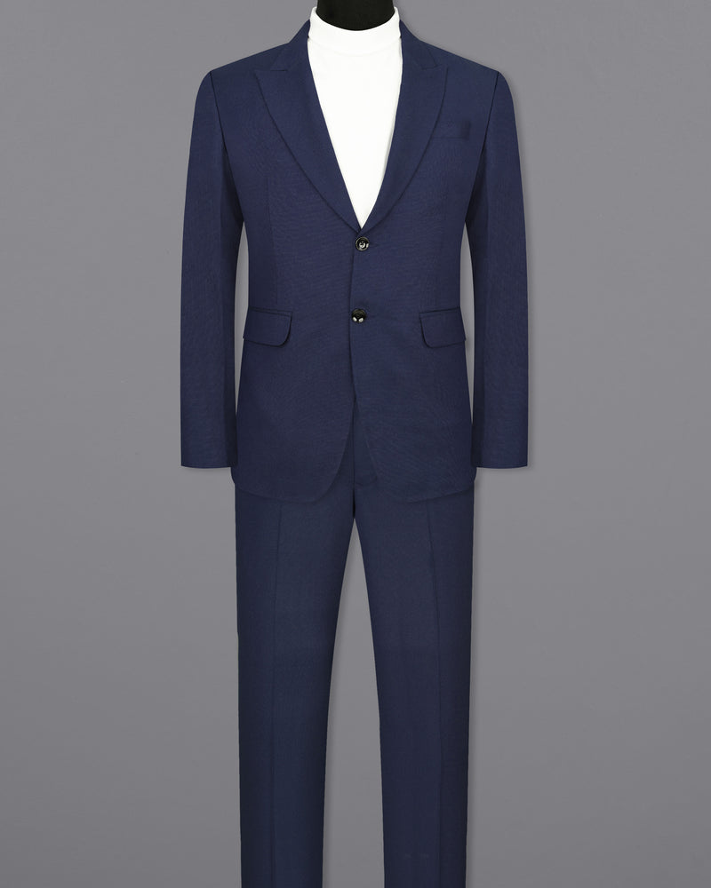 Martinique Blue Single Breasted Suit