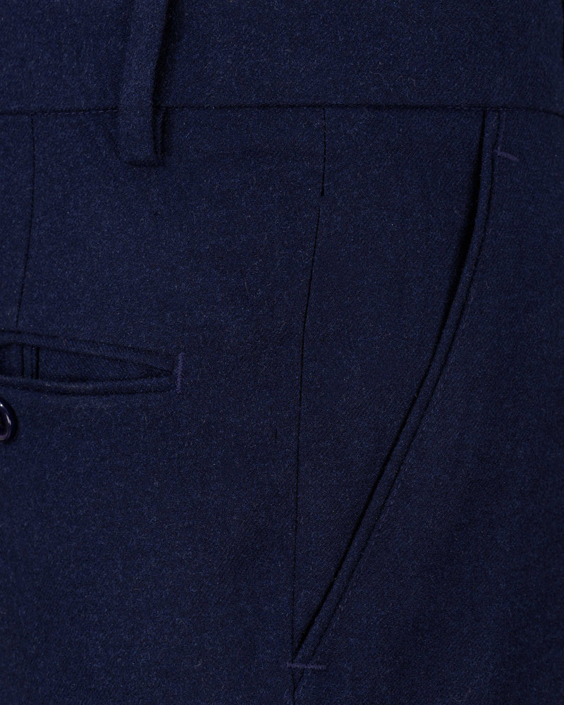 Mirage Blue Pure Wool Double Breasted Suit