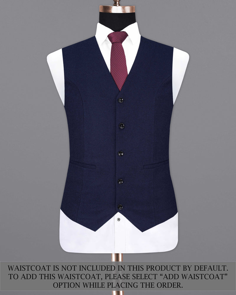 Mirage Blue Pure Wool Double Breasted Suit