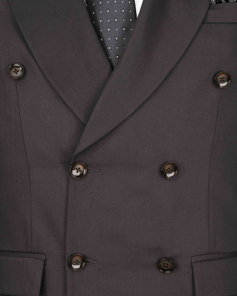 Mine Shaft Brown Double Breasted Suit