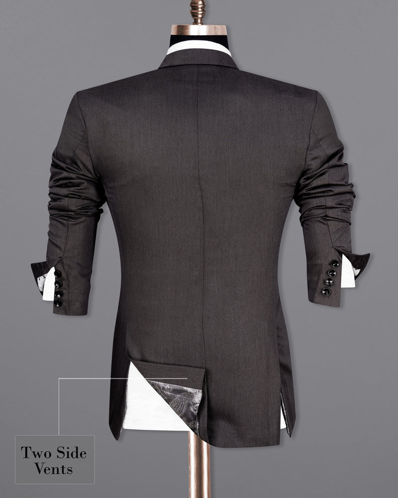 Thunder Steel Gray Single Breasted Suit