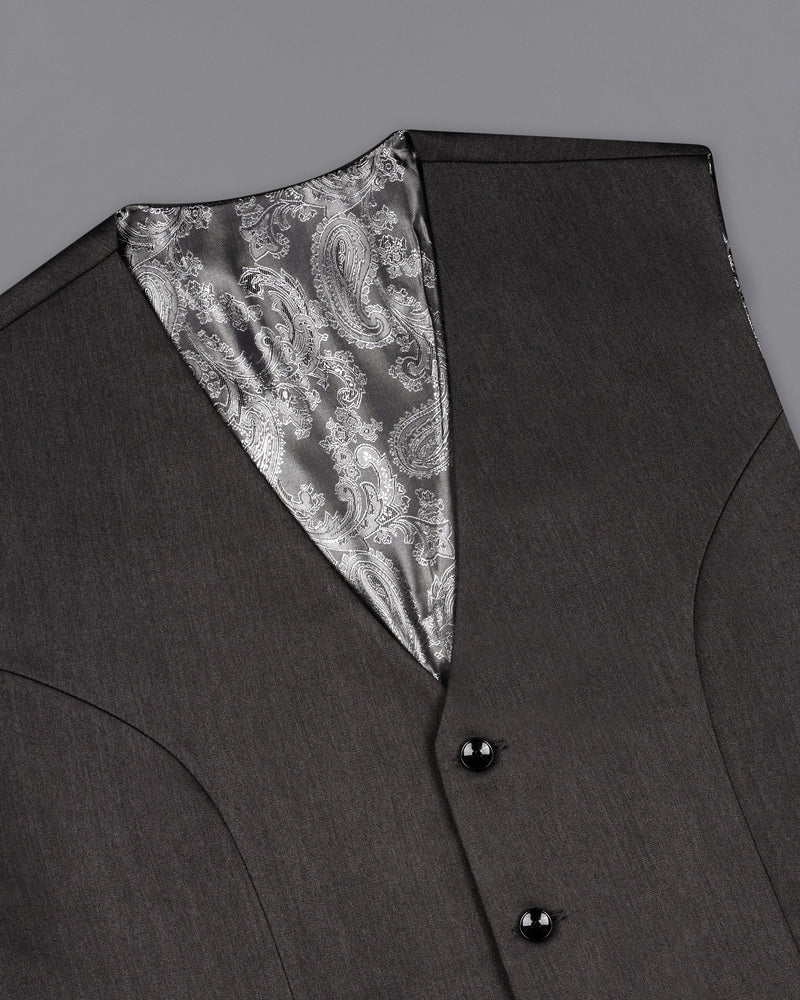 Thunder Steel Gray Single Breasted Suit