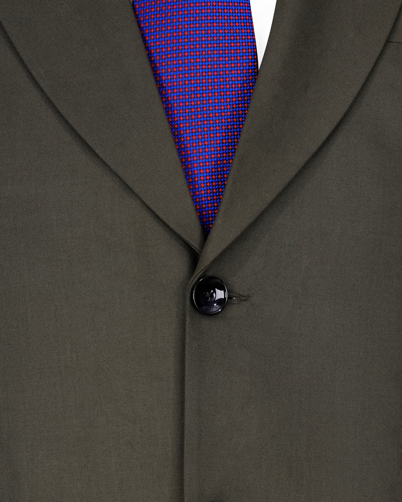 Armadillo Steel Gray Single Breasted Suit