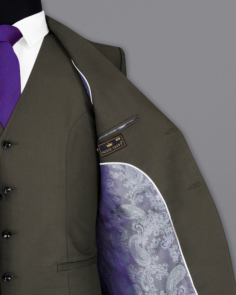 Armadillo Steel Gray Single Breasted Suit