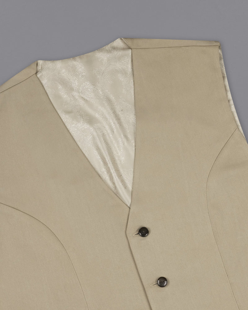 Hillary Light Brown Double Breasted Suit