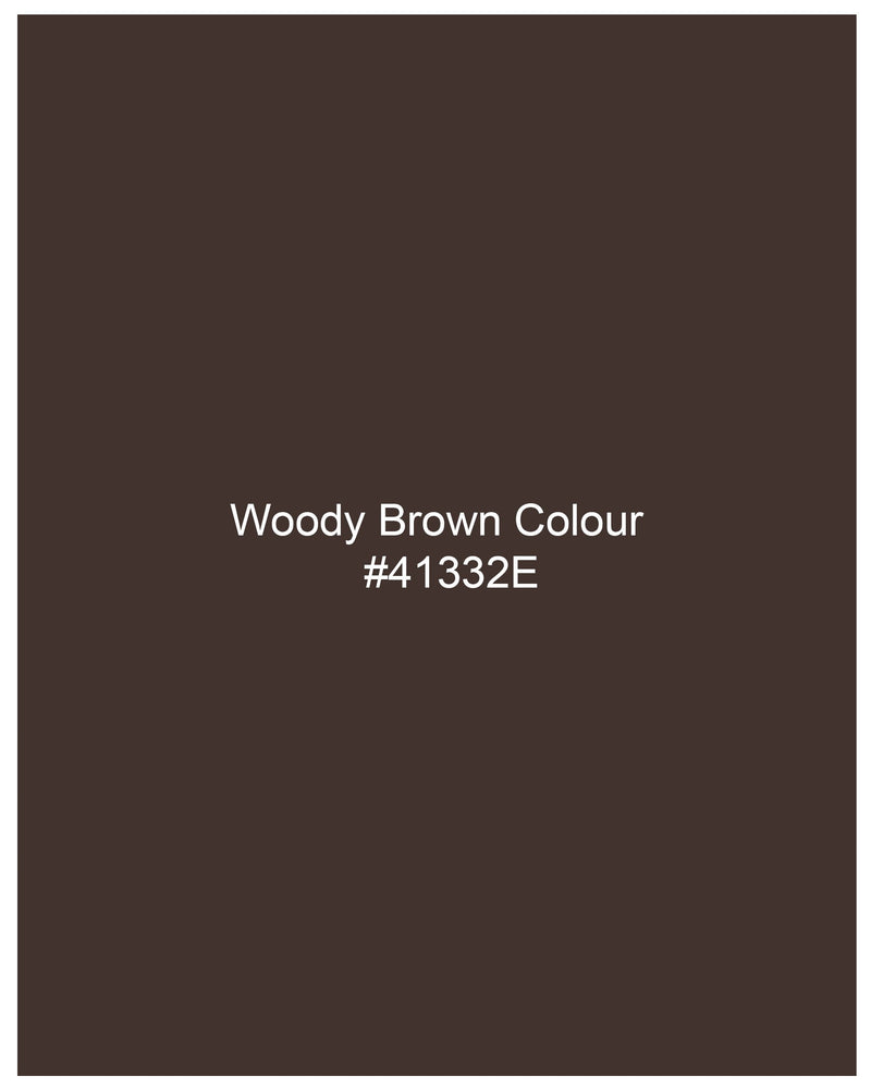 Woody Brown Double Breasted Suit