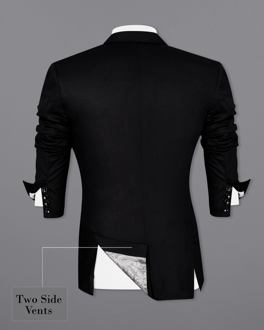 Jade Black Slight Stretch Performance Suit