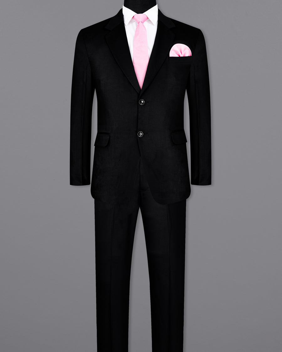Jade Black Slight Stretch Performance Suit