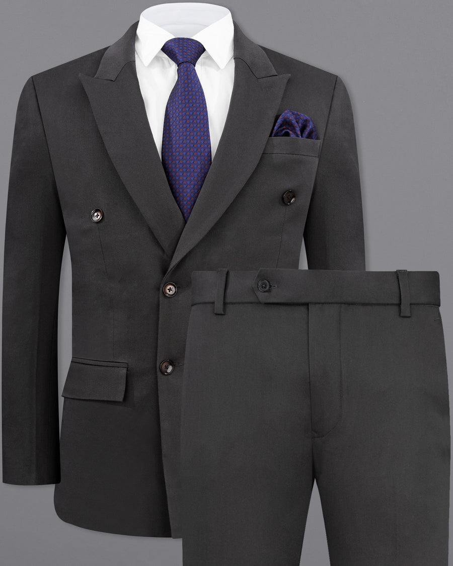 Piano Gray Premium Cotton Suit