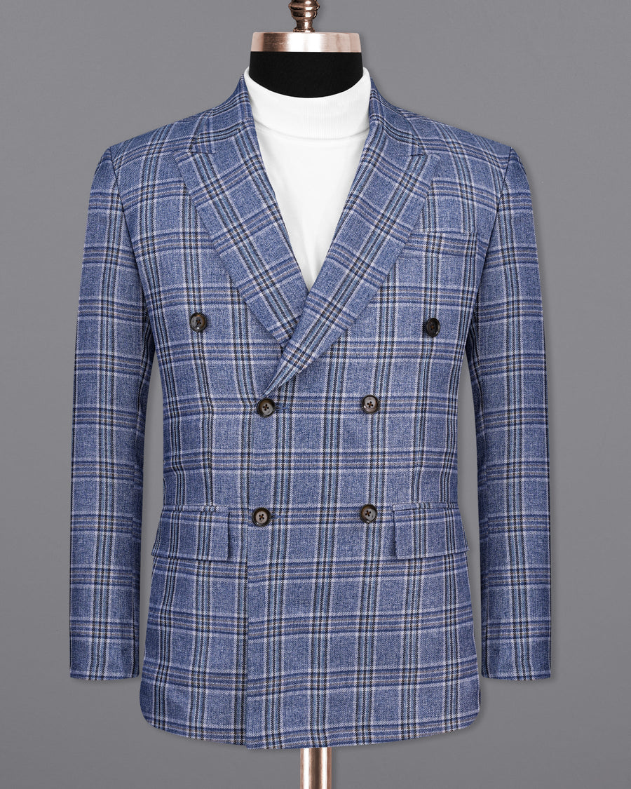 Bayoux Blue Plaid Double Breasted Suit  ST2143-DB-36, ST2143-DB-38, ST2143-DB-40, ST2143-DB-42, ST2143-DB-44, ST2143-DB-46, ST2143-DB-48, ST2143-DB-50, ST2143-DB-52, ST2143-DB-54, ST2143-DB-56, ST2143-DB-58, ST2143-DB-60
