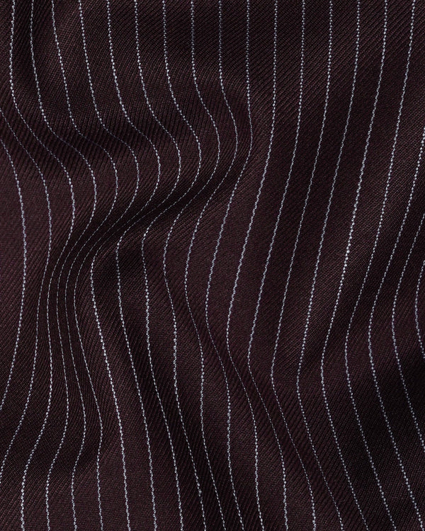 Eclipse Maroon with StarDust Gray Striped Single Breasted Suit ST2148-SB-36, ST2148-SB-38, ST2148-SB-40, ST2148-SB-42, ST2148-SB-44, ST2148-SB-46, ST2148-SB-48, ST2148-SB-50, ST2148-SB-52, ST2148-SB-54, ST2148-SB-56, ST2148-SB-58, ST2148-SB-60