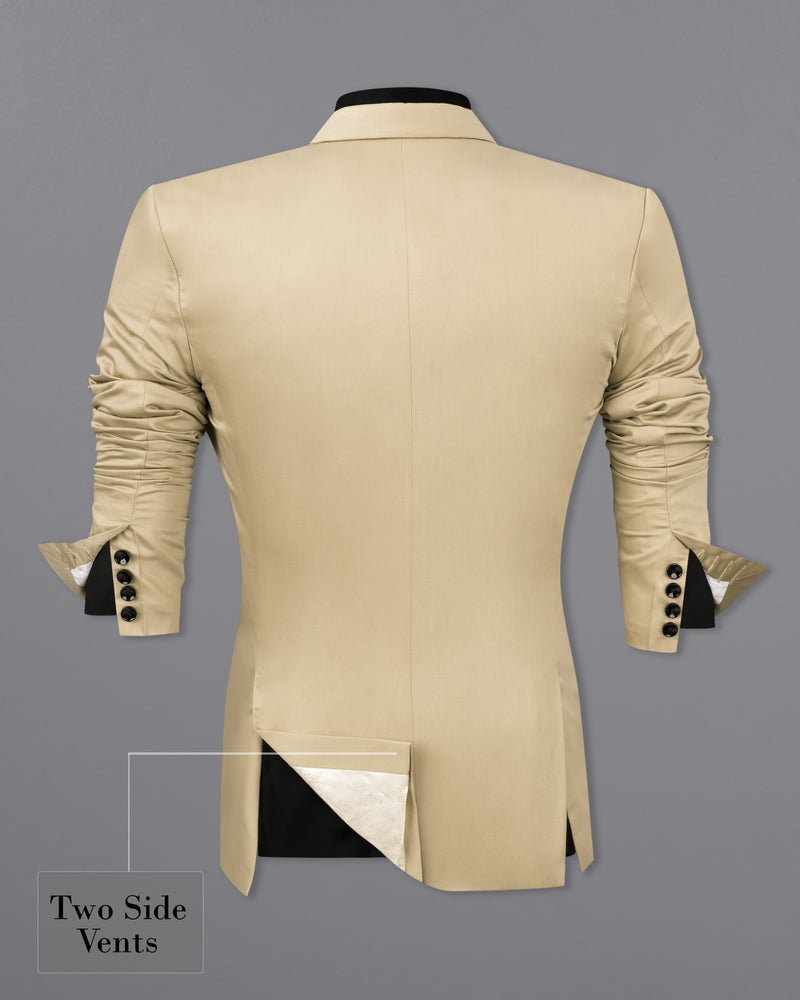 Hazelnut Wool Blend Double Breasted Suit