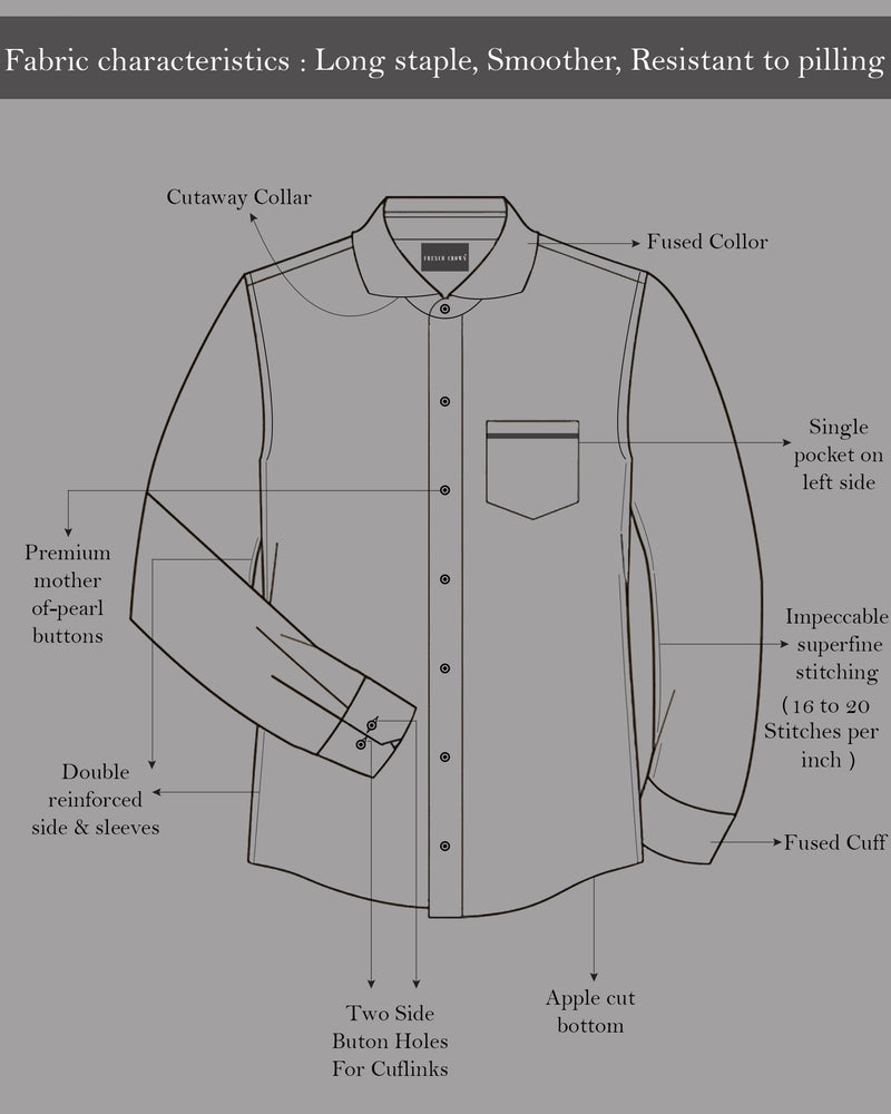 Celeste Gray Royal Oxford Shirt